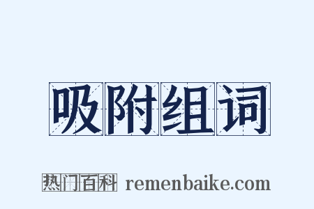 吸附组词是什么意思的图片